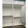 Image 2 : Row of 3 - 5 tier retail shelves (approx. 145in W 148in H 26in D - excellent condition - may not inc