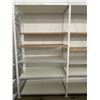 Image 2 : 2 rows of 5 tier retail shelving (approx. 97in W 148in H 26in D - excellent condition) BIDDERS ARE R