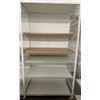 Image 2 : 2 rows of 5 tier retail shelving (97in W 148in H 26in D - excellent condition) BIDDERS ARE RESPONSIB