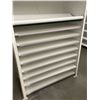 Image 2 : 2 tier single retail shelf (approx. 50in W 148in H 26in D  - excellent condition) BIDDERS ARE RESPON