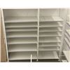 Image 2 : 2 rows of 7 & 8 tier retail shelves (approx. 85in W 148in H 26in D - excellent condition) BIDDERS AR