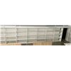 Image 2 : 16 rows of 4 & 5 tier retail shelving (approx. 61 1/2ft W 148in H 26in D - excellent condition) BIDD