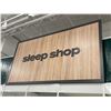 Image 2 : Large sleep shop store sign (approx. 13ft W 76in H 2in D  - excellent condition) BIDDERS ARE RESPONS