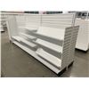 Image 3 : Large Slatwall retail w/single end cap & 7 shelves (approx. 168in W in 67H 38in D - excellent condit