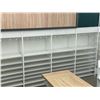 Image 2 : Large 10 rows of 8 & 10 tier retail shelves (approx. 41ft W 148in H 26in D - excellent condition) BI