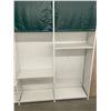 Image 2 : 4 rows of 2 tier retail shelving (approx. 181in W 148in H 26in D - excellent condition) BIDDERS ARE 
