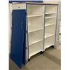 Image 2 : 2 door retail storage cabinet (doors disassembled - approx. 48in W 60in H 28in D) BIDDERS ARE RESPON