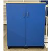 Image 1 : 2 door retail storage cabinet (approx. 48in W 61in H 28in D - excellent condition) May contain betwe