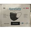 Image 3 : Pallet of SureSafe ultra soft 3-ply earloop face masks black edition (approx. 2000 mask per box) - E