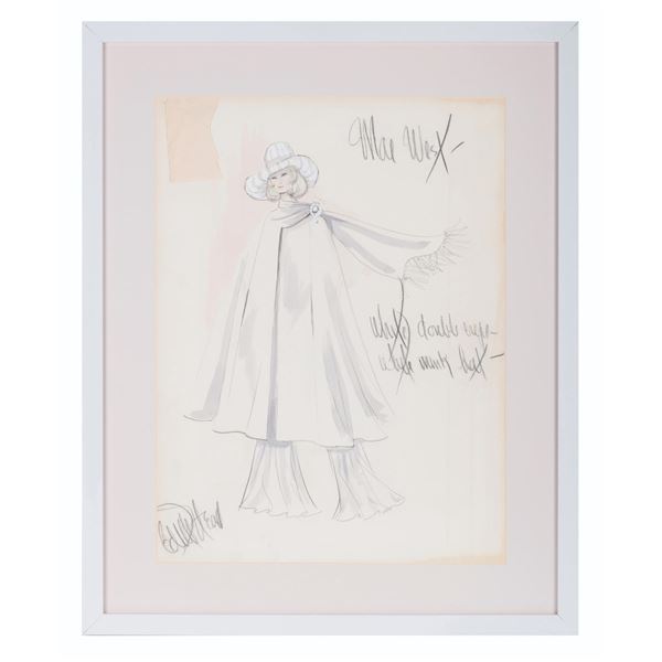 An Edith Head Costume Design for Mae West.