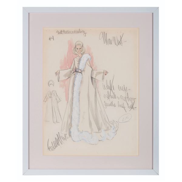 An Edith Head Costume Design for Mae West.