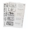 Image 1 : A Collection of "Batman" Hand-Drawn Storyboards.
