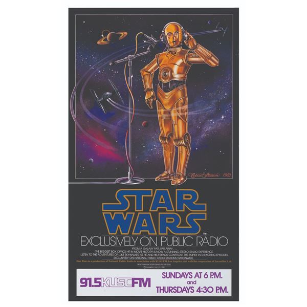 A Star Wars Radio Poster.
