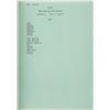 Image 2 : A "CHiPs" Shooting Script.
