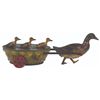 Image 3 : A Lehmann Quack-Quack Wind-Up Duck Tin Toy.