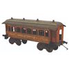 Image 2 : A Tin Litho G-Guage Model Train Sleeper Car.