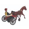 Image 4 : A D.G.M. Wind-Up Race Horse and Jockey Toy.