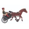 Image 5 : A D.G.M. Wind-Up Race Horse and Jockey Toy.