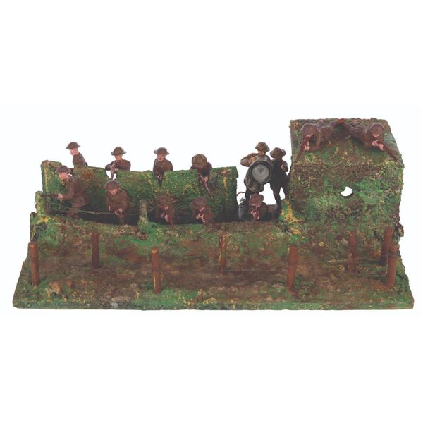 A Trench Warfare Scene.