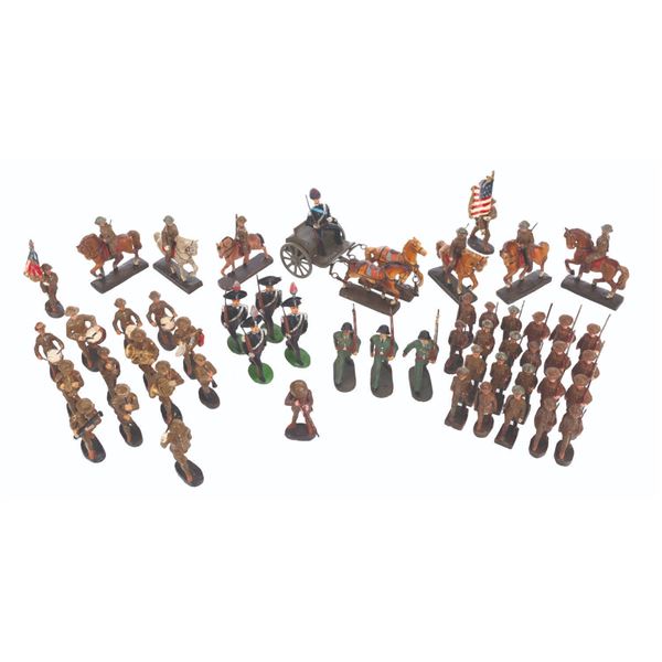 A Large Varied Collection of Toy Soldiers.