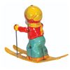 Image 4 : A Skiing Child Wind-Up Tin Toy.