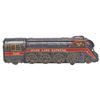 Image 6 : An Masudaya Overland Express Tin Litho Train Toy.
