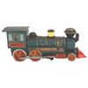 Image 1 : A Modern Toys Battery-Operated Tin Train Engine.