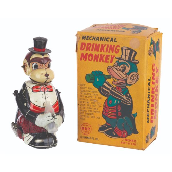 A Mechanical Drinking Monkey.