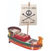 Image 1 : A Captain Kidd Pirate Ship Tin Toy.