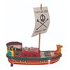 Image 2 : A Captain Kidd Pirate Ship Tin Toy.