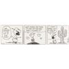 Image 1 : An Original Peanuts Comic Strip by Charles Schulz.
