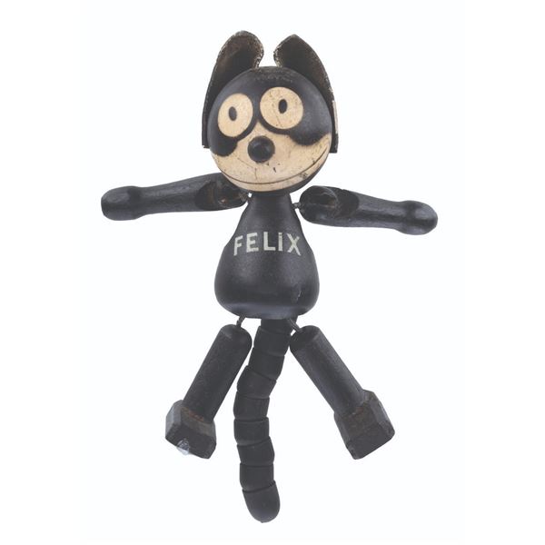An Early Felix the Cat Wooden Toy.