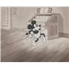 Image 1 : A 1929 "Haunted House" Background and Recreated Cel.