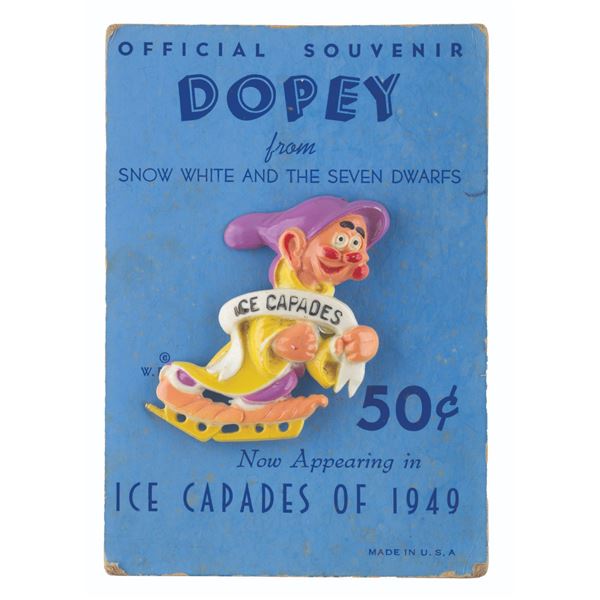 A Dopey Ice Capades of 1949 Pin.