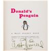 Image 1 : A Walt Disney-Signed "Donald's Penguin" Book.