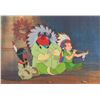 Image 1 : A Peter Pan, Chief, and Tiger Lily Production Cel.