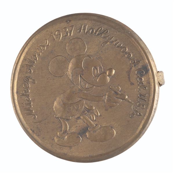 A Faux Tiffany Mickey Mouse Belt Buckle.