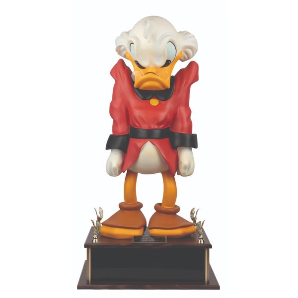 A Scrooge McDuck Store Display Figure.
