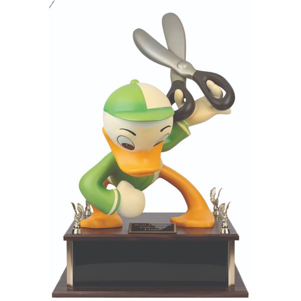 A Disney Store Louie Display Figure.
