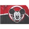 Image 2 : A Mickey Inc. Red, White, and Black Leather Jacket.