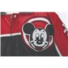 Image 2 : A Mickey Inc. Red, White, and Black Leather Jacket.