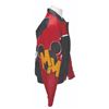Image 6 : A Mickey Inc. Red, White, and Black Leather Jacket.