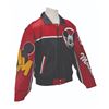 Image 7 : A Mickey Inc. Red, White, and Black Leather Jacket.