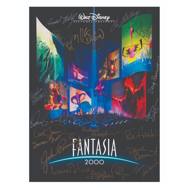 A "Fantasia 2000" Signed Program.