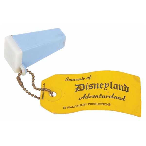 An Adventureland Photo Viewer Keychain.