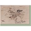Image 2 : A Marvin Davis Signed Early Plan of Disneyland Poster.
