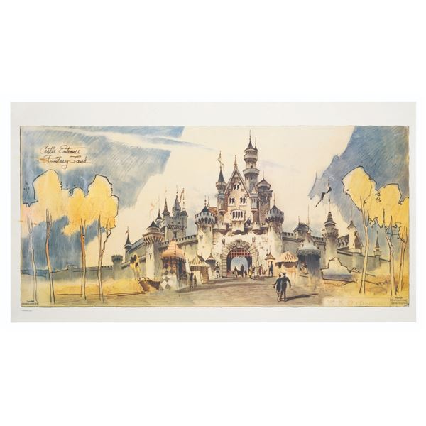 A Fantasyland Castle Entrance Print.
