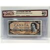 Image 1 : 1954 Bank of Canada 50 Dollar Modified Note SN A/H8786776 Beattie-Coyne