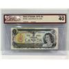 Image 1 : 1973 Bank of Canada 1 Dollar Note SN LA4424444 Lawson-Bouey