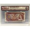 Image 1 : 1974 Bank of Canada 2 Dollar Note RA5907115 Lawson-Bouey
